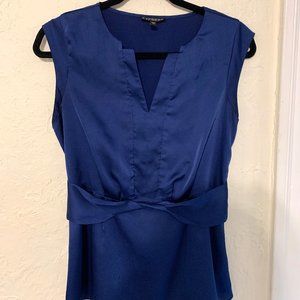 Express Satin Blue Tanktop